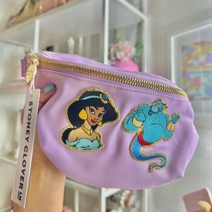 Stoney Clover Lane Disney Princess Jasmine & Genie Aladdin Fanny Pack 💜🤩
